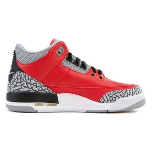 Air Jordan 3 Retro SE Unite Fire Red Sneakers